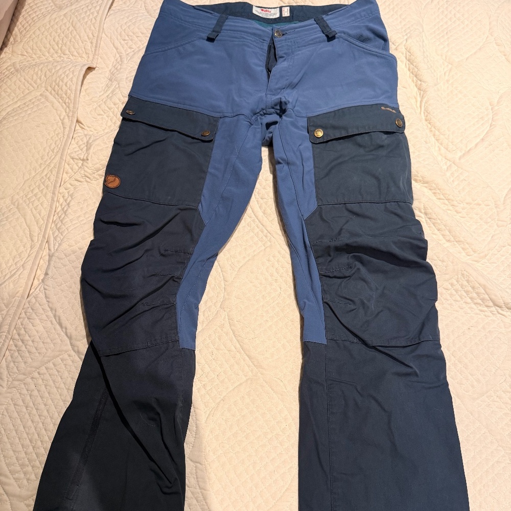 Fjallraven Men's Two-Tone Blue Pants